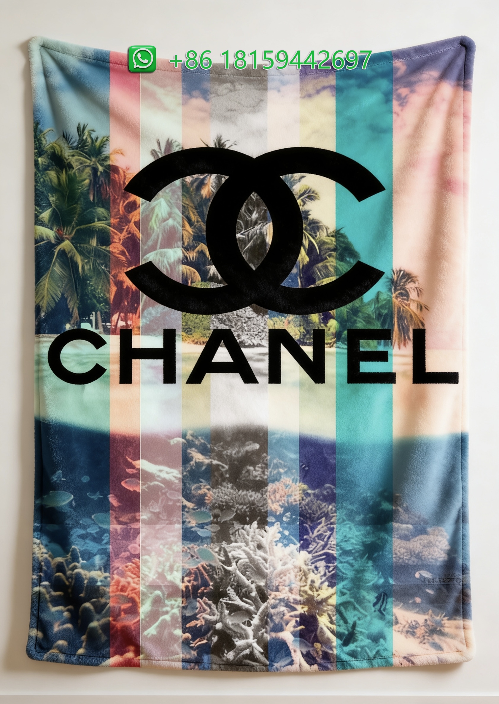 Chanel Throw Blankets